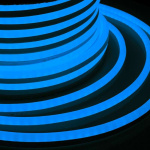 Шнур светодиодный гибкий неон LED SMD 120LED/м син. (уп.50м) Neon-Night 131-053