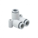 KQ2LU08-00A SMC KQ2LU*-00, One-touch Fitting White Color - Branch union elbow
