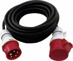 REV 006310 Strom Verlaengerungskabel  16 A Schwarz