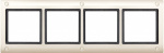 Merten  Rahmen Abdeckung Aquadesign Weiss 401444