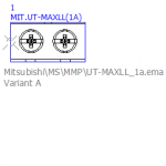 UT-MAXLL_1a Mitsubishi Auxiliary contact unit