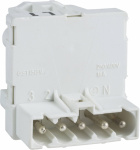 Schneider Electric INS60030  Verteilerblock  Weiss