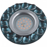 Светильник DLS-P107 GU5.3 CHROME/SMOKE+CLEAR "Peonia" Fametto 10635