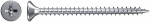 Fischer  551057 Spanplattenschrauben 3 mm 20 mm Kr