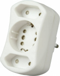 Kopp 179602001 3fach Steckdosen-Verteiler Weiss
