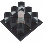 Светильник DLS-F118 "Fiore" G9 BLACK/CLEAR Fametto 10750