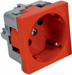 KOPOS QP 45x45_BB Geraeteeinsatz 1fach Steckdose (L
