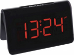 TFA 60.2543.05 Funk Wecker Schwarz Alarmzeiten 1