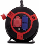 REV 0010315612 Kabeltrommel 25 m Schwarz CEE-Steck