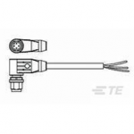 1-2273098-4 TE Connectivity M12 Cable Assembly Single-Ended Male Right Angle / 10000 mm PVC Cable, 4 wire / Shielded