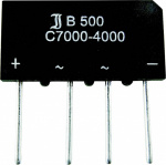 Diotec B250C1500B Brueckengleichrichter SIL-4 500 V