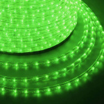 Шнур светодиодный Дюралайт фиксинг круглый 24LED/м Эконом зел. (уп.100м) Neon-Night 121-124-4
