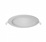 Светильник светодиодный SuperSlim Round 8Вт 6500К круг d=120мм встр. для нат. и подвес. потолков бел. REV 28940 1