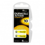 Батарейки DURАCELL ZA10 для слуховых аппаратов бл/6шт