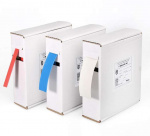 Трубка термоусадочная в евро боксе T-BOX 6/3 жел. (уп.10м) КВТ 65602