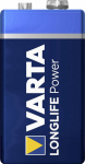 Varta Longlife Power 6LR61 9 V Block-Batterie Alka