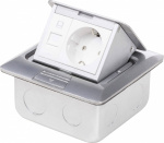 LEDmaxx 105626 1fach Fussboden-Einbausteckdose  mit