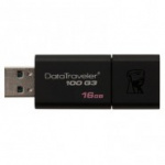 Флеш-память Kingston DataTraveler 100 G3, 16Gb, USB 3.0, черн,DT100G3/16GB