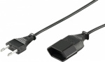 Basetech 612551 Strom Verlaengerungskabel   Schwarz