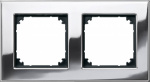 Merten  Rahmen Abdeckung System M Chrom 475239