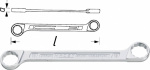 Hazet  610N-16X17 Doppel-Ringschluessel  16 - 17 mm