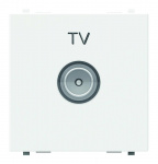 Механизм розетки TV 2мод. Zenit простой бел. ABB 2CLA225070N1101