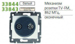 Механизм розетки TV-R СП Valena оконечная бел. Leg 774433
