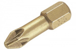 Wolfcraft  Kreuzschlitz-Bit PZ 2 S2-Stahl diamantb