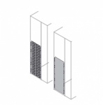 Перегородка боковая верт. H=800мм D=500мм ABB 1STQ008515A0000