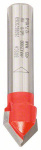 V-Nutfraeser, 8 mm, D 12,7 mm, L 10 mm, G 44,5 mm,