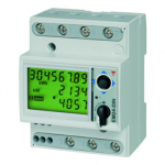 EM24DINAV53DO2PFB Carlo Gavazzi Three-phase energy analyze, configuration joystick, LCD display, dual open collector type (dual pulse or one pulse + one alarm or dual alarm), Certified according to MID Directive