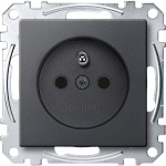 Merten   Steckdose System M Anthrazit MEG2500-0414