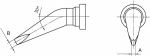 Weller Professional LT-A LX Loetspitze Meisselform,