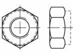 TOOLCRAFT  TO-5379543 Sechskantmuttern M27    ISO