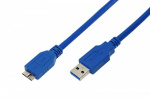 Шнур штекер USB A 3.0 - штекер micro USB 3.0 0.75м Rexant 18-1632