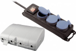 Basetech  Verteilerbox 6fach  Grau
