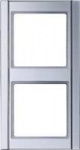 Jung 2fach Rahmen   Aluminium A582AL