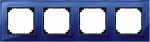 Merten  Rahmen Abdeckung System M Saphir-Blau 4894