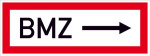 Hinweisschild BMZ Radioactiv Aluminium (B x H) 297