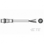 1-2273034-1 TE Connectivity M12 Cable Assembly Single-Ended Male Straight / 1500 mm PVC Cable, 5 wire / Unshielded