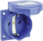 PCE 105-0bw  Anbau-Steckdose   IP44 Blau