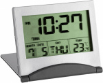 TFA 98.1054 Quarz Wecker Silber