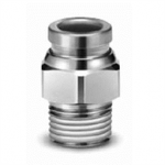 KQG2H06-02S SMC KQG2H, Stainless Steel 316, One-touch Fitting, Male Connector