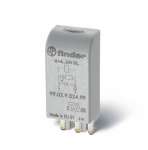 Модуль индикации и защиты LED + варистор 6...24В AC/DC зел. FINDER 9902002498