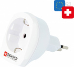 Skross 1.500205-E Reiseadapter  CA EU to CH