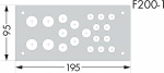WAGO 850-818/002-001 Flanschplatte  (B x H) 195 mm