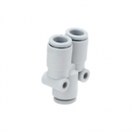 KQ2U11-00A SMC KQ2U*-00, One-touch Fitting White Color - Union “Y”