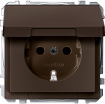 Merten   Steckdose Antik Dunkelbrasil MEG2310-4015