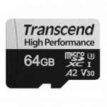 Карта памяти Transcend 330S microSDXC 64GB, Class 10 UHS-I+ад, TS64GUSD330S
