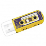 Флеш-память Verbatim USB 32GB Mini Cassette Edition Yellow